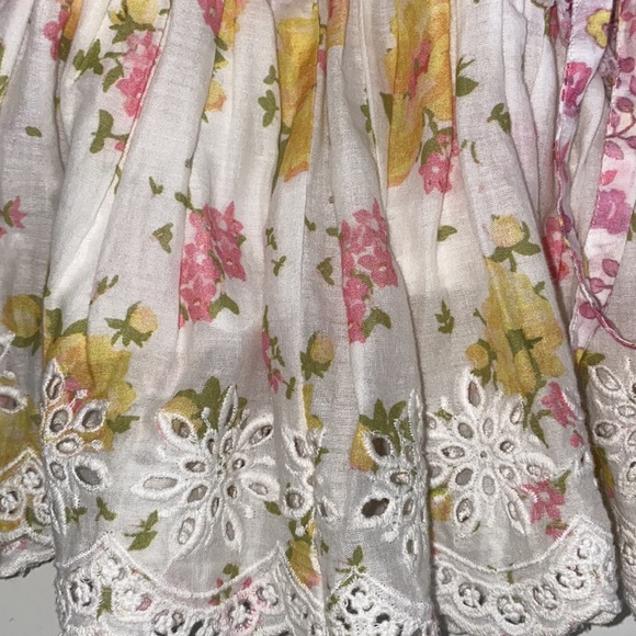 LoveShackFancy 🆕 Floral Pink Skirt, Size XS- NWOT - Picture 8 of 9